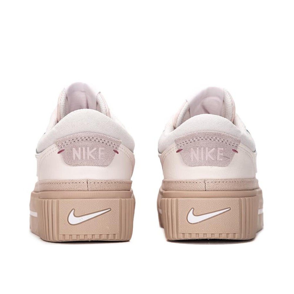 【布布】 Nike 板鞋 系带 粉色 四季通用 厚底 皮革 防滑耐磨,淘宝优惠券,粉丝福利购,淘宝优惠卷