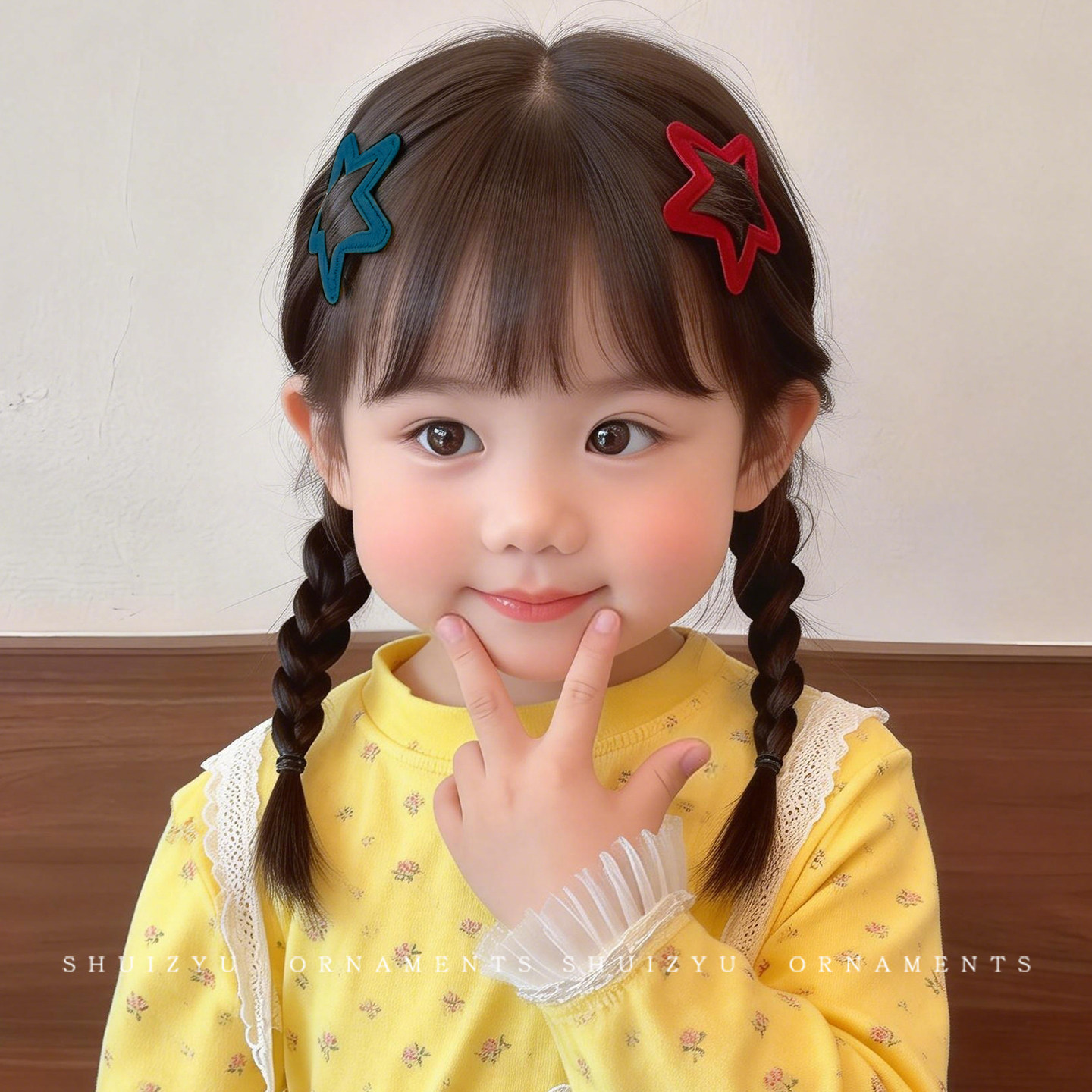 格纹星星发夹女童2025新款发卡碎发刘海夹儿童可爱发饰不伤发夹子,淘宝优惠券,粉丝福利购,淘宝优惠卷