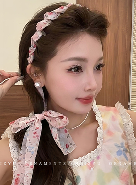 飘带发箍女款编发发带绑发