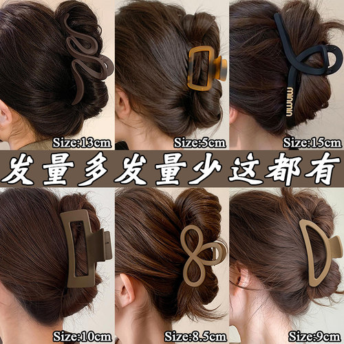 抓夹女大号鲨鱼夹高级感后脑勺发夹头发夹子头饰发卡2026新款发抓 - 图3