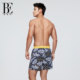 BE范德安泳裤男士宽松印花亲肤速干时尚高弹防晒防尴尬游泳温泉