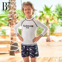 BE Van Der Anderby Body Swimsuit Boy Long Sleeve Small Stand Design Fashion Pro-Skin Child Swim Equipment Swimming summer