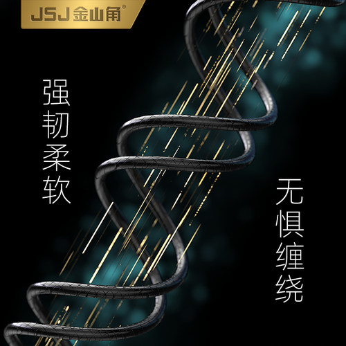 JSJ金山角3.5mm一分二音频线3.5转双莲花RCA头手机电脑连接音箱线 - 图2