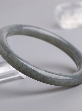 手镯青花圆条玉镯子手饰女和田玉