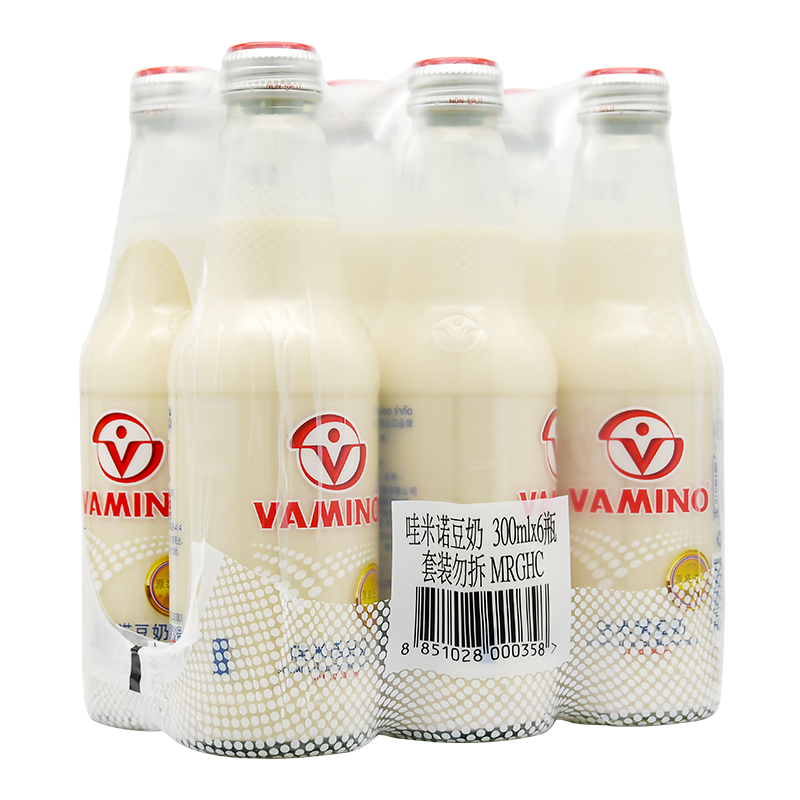 泰国进口哇米诺豆奶 VAMINO原味豆奶 300ml*24瓶包邮-图2