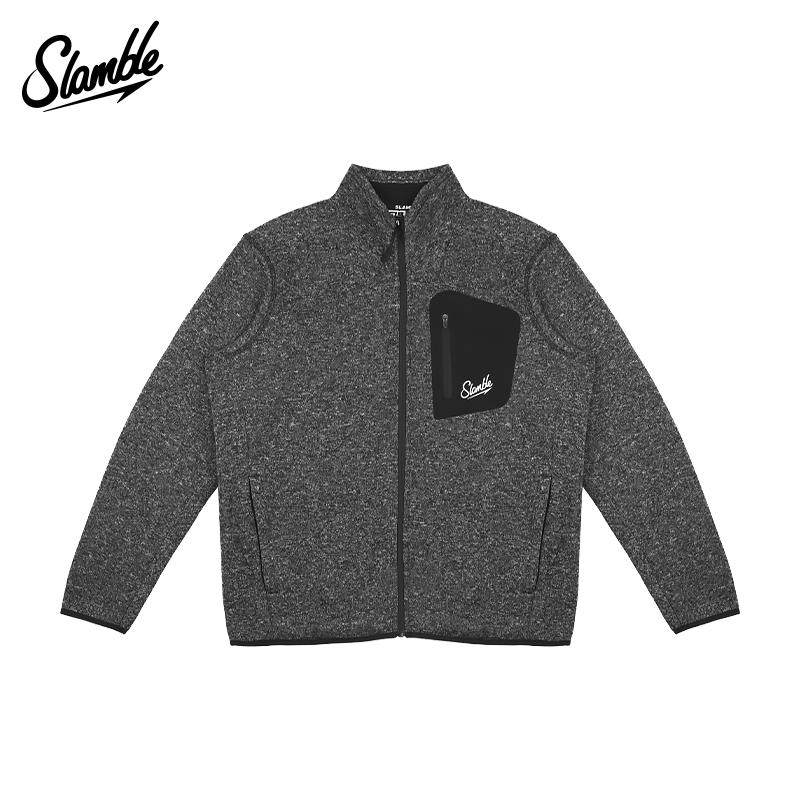 SLAMBLE立领外套男女休闲运动户外保暖拉绒内里上衣春季新款,淘宝优惠券,粉丝福利购,淘宝优惠卷