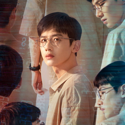 白敬亭同款高级感纯钛眼镜男防蓝光文艺复古圆形超轻近视眼镜框女 - 图0