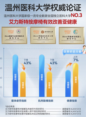 iRest/艾力斯特R6按摩椅家用全身