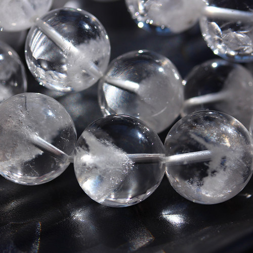 天然聚宝盆白幽灵手串 千层山金字塔手串男女情侣水晶手链礼物 - 图1