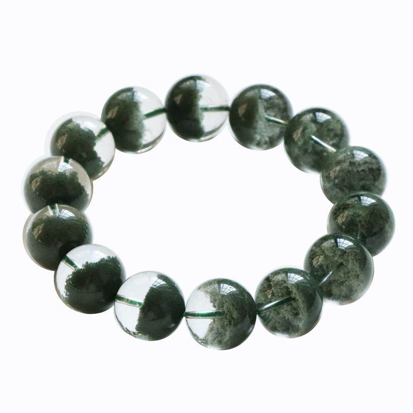 收藏级天然绿幽灵手串聚宝盆巴西千层满天星水晶手链男女款,淘宝优惠券,粉丝福利购,淘宝优惠卷