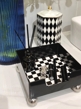 塑料收纳北欧客厅几何高颜值