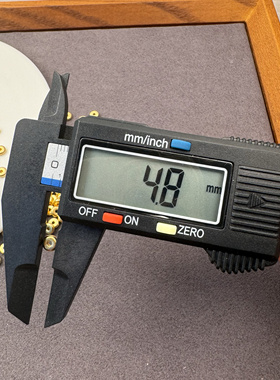 DIY电镀沙金工艺加厚文玩光面隔片车轮算盘沙金卡环diy配珠垫片