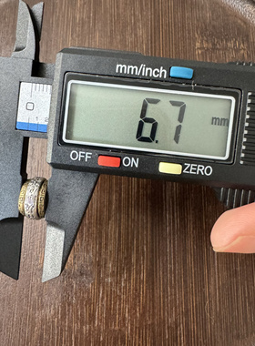 白铜篆刻复古六字真言鼓珠手工diy文玩菩提手串隔珠桶珠不掉色