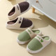 New cotton slippers for home in winter with anti-slip thick soles