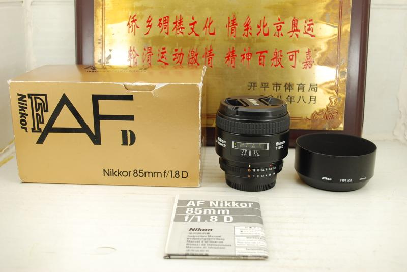 尼康 85mm F1.8D 单反镜头 大光圈定焦远摄人像牛头 出片好 - 图0