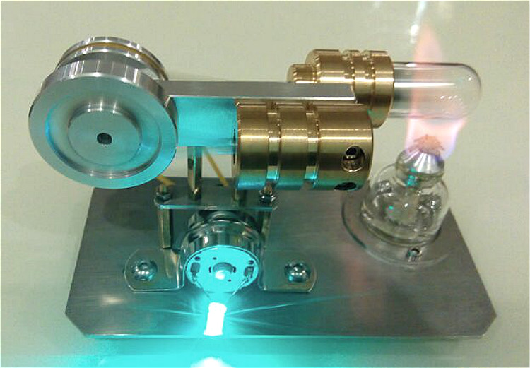 斯特林发动机 外燃微型发电机 蒸汽机爱好 生日礼物玩具 模型引擎 - 图1