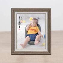 Fetal Hair Painting Custom Hand-painted Sketching baby to commemorate 100-day full moon Gift mementos Artisanal Professional Ordering