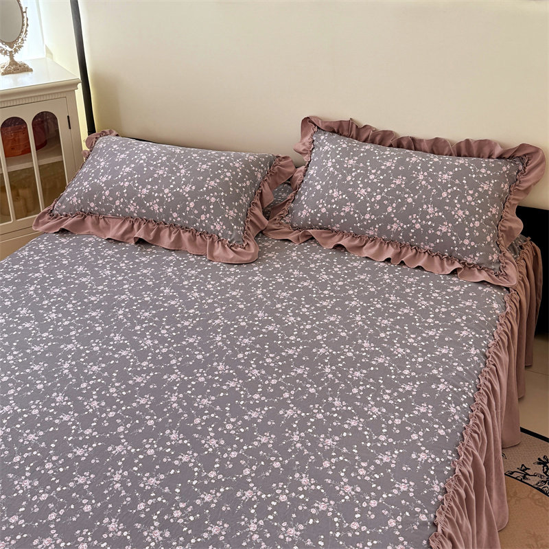 2025新款床裙单件四季通用纯棉全棉床笠遮丑下摆床置公主风花边款,淘宝优惠券,粉丝福利购,淘宝优惠卷