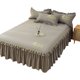 Bedskirt single-piece anti-slip protective cover