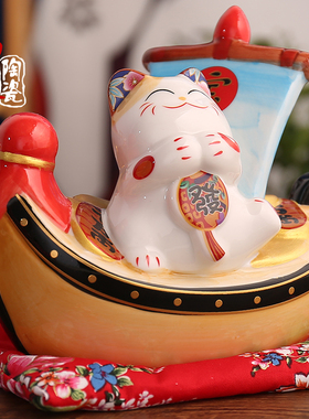 日本正版小宝装饰创意礼物招财猫