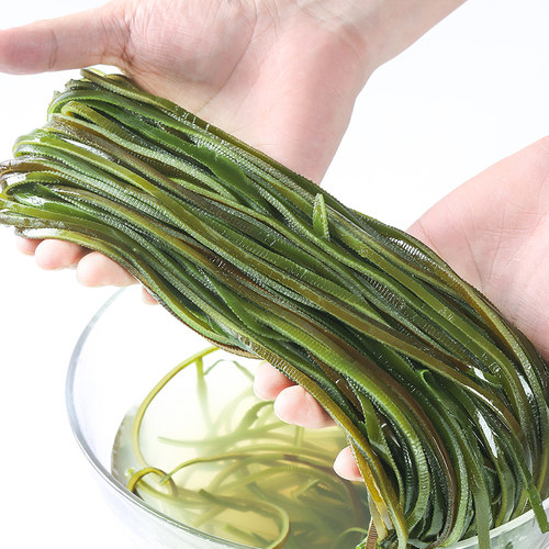 盐渍海带丝5斤荣成新鲜海菜商用整箱半干货非特级海带丝凉拌昆布 - 图0
