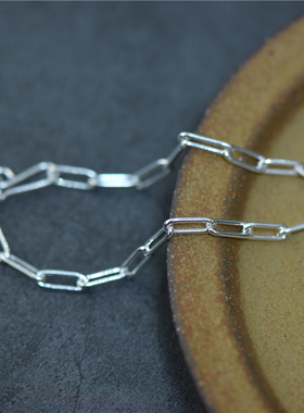 简约女纯银手链手工原创素雅