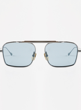 称称眼镜 小红书美式复古悬梁方框太阳镜纯钛中性男女款镜框29