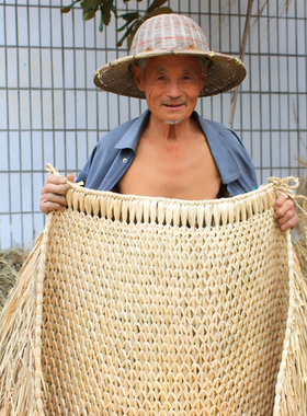 山东大爷同款中式手工蓑衣斗笠帽