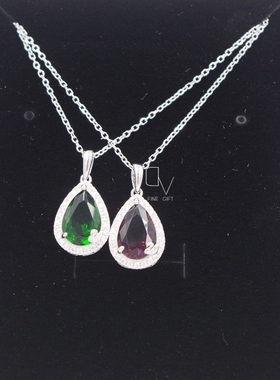 奥地利水晶吊坠饰品短款