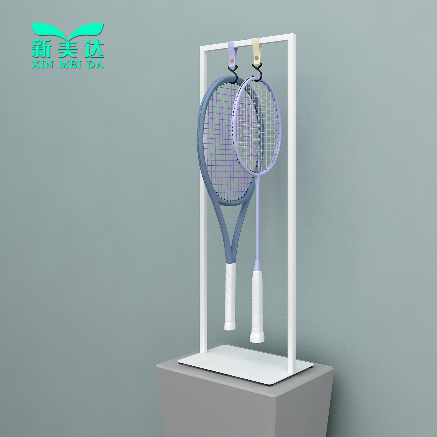 羽毛球拍见网球拍展示架子网红直播带货桌面放置架收纳架,淘宝优惠券,粉丝福利购,淘宝优惠卷