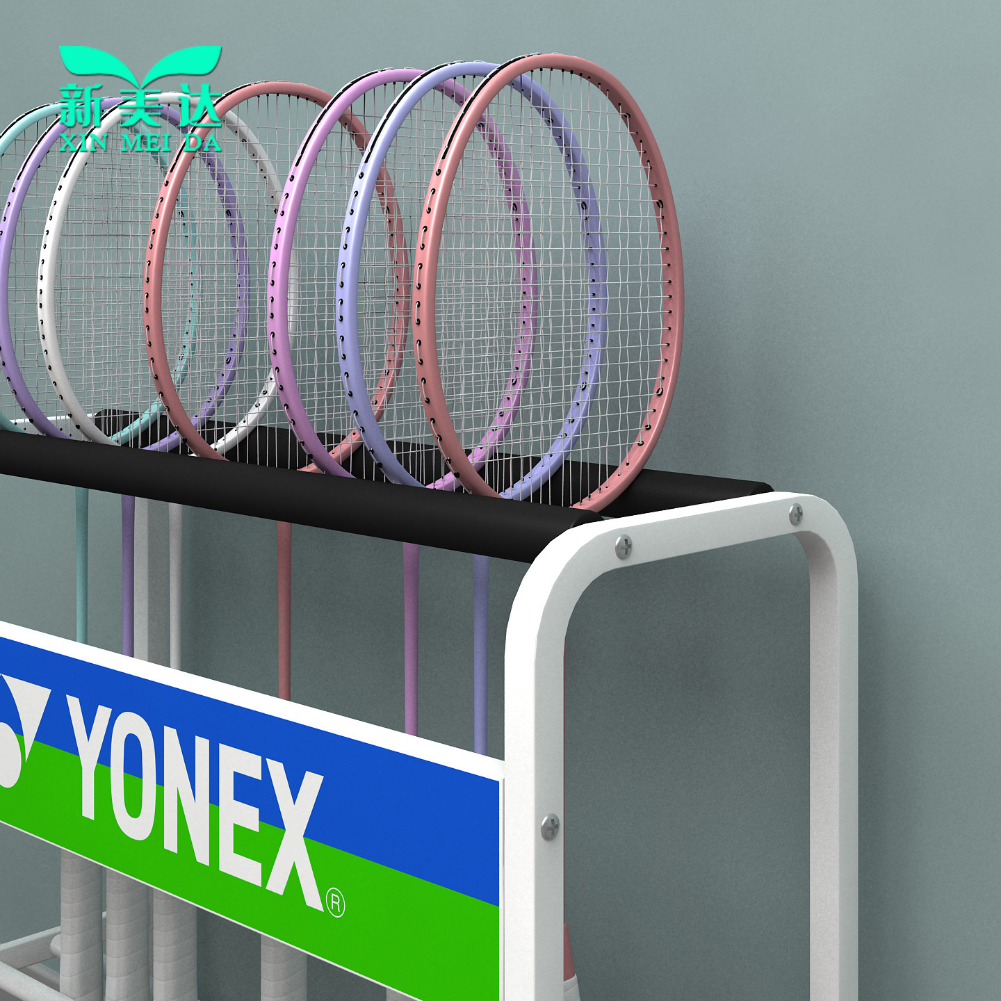 羽毛球拍放置架子家用收纳架羽毛球馆培训专用展示架,淘宝优惠券,粉丝福利购,淘宝优惠卷