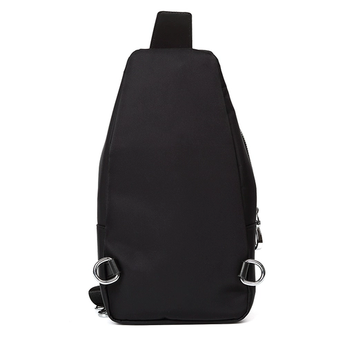 Нагрудная сумка, трендовая тканевая сумка на одно плечо, вместительный и большой рюкзак, в корейском стиле, ткань оксфорд