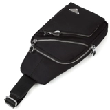 Нагрудная сумка, трендовая тканевая сумка на одно плечо, вместительный и большой рюкзак, в корейском стиле, ткань оксфорд