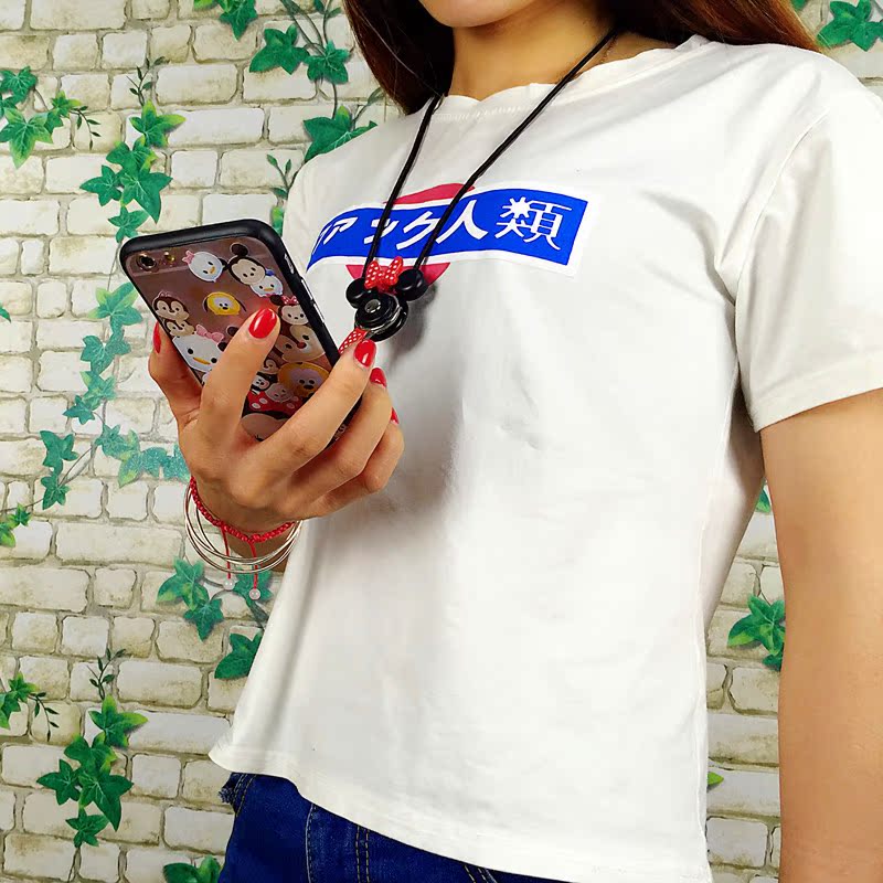 孙俪同款迪士尼苹果6s手机壳iPhone 6plus挂绳