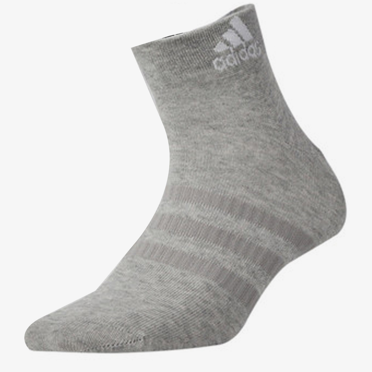 Adidas阿迪达斯正品男女吸汗透气运动短筒袜子（三双装）DZ9436 - 图0