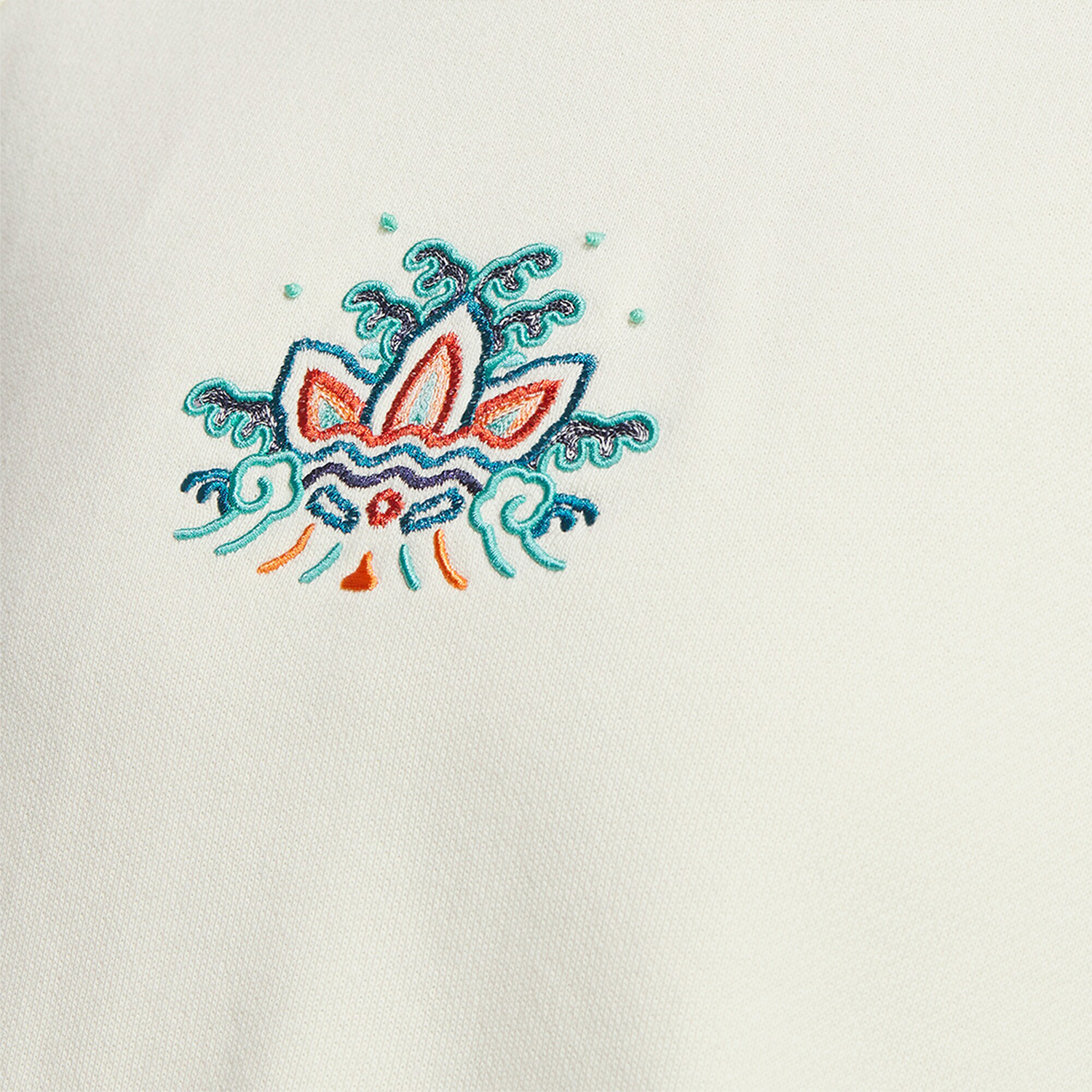 Adidas/阿迪达斯正品三叶草联名女士龙年宽松圆领卫衣IX4227 - 图1