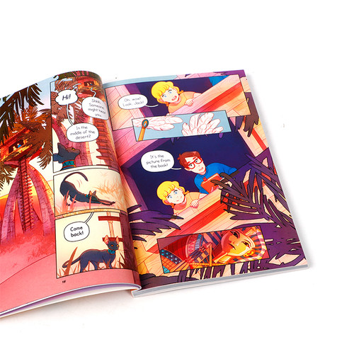 预售英文原版Magic Tree House神奇树屋全彩漫画#3 Mummies In The Morning木乃伊之谜儿童英语课外阅读故事桥梁章节书兰登书屋 - 图0