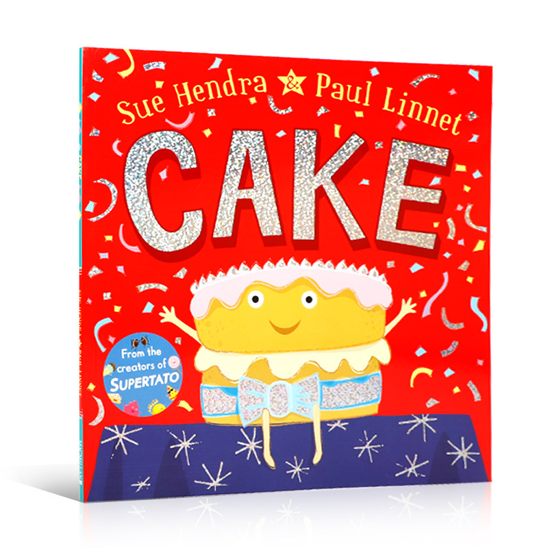送音频英文原版绘本Cake蛋糕逃离生日派对的蛋糕Sue Hendra土豆超人作者绘本 儿童英语启蒙认知趣味故事图画书 激发孩子想象力
