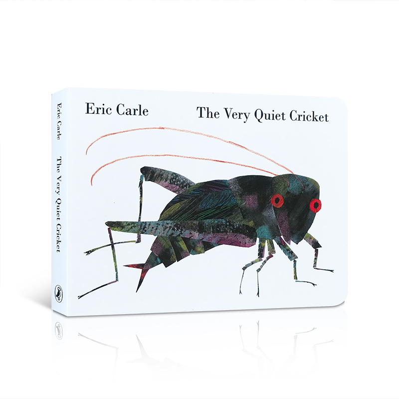 送音频 好安静的蟋蟀 英文原版纸板书The Very Quiet Cricket  Eric Carle艾瑞卡尔经典入门绘本 可搭Very busy spider 廖彩杏书单 - 图3