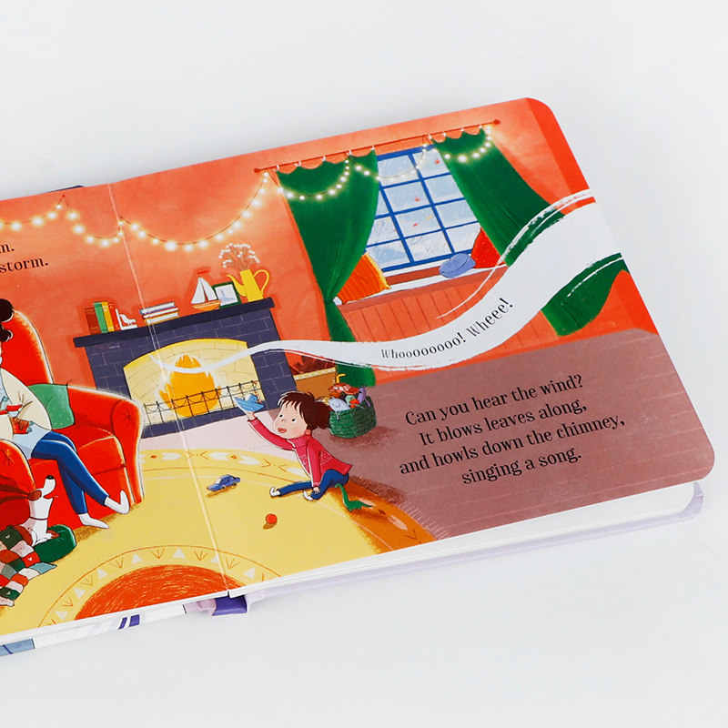 英文原版The Stormy Day狂风暴雨的一天 Usborne尤斯伯恩出版低幼儿童英语启蒙绘本亲子幼儿认知天气图画书Little Board Books系列