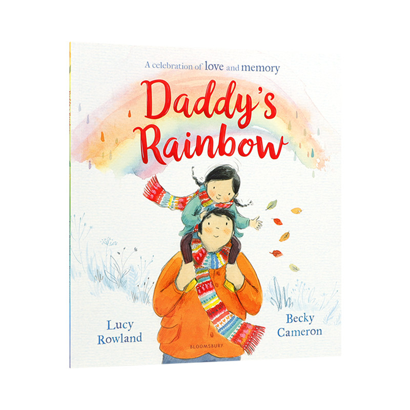 英文原版Daddy's Rainbow爸爸的彩虹 温馨家庭亲子互动共读绘本 宝宝睡前故事书 幼儿英语启蒙早教图画书Bloomsbury出版