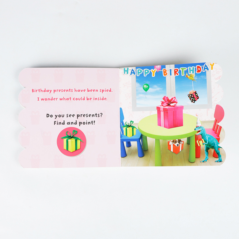 英文原版绘本Find and Point Birthday生日寻物 2-6岁低幼儿童英语启蒙绘本 培养孩子阅读爱好兴趣纸板图画书 亲子互动共读早教书