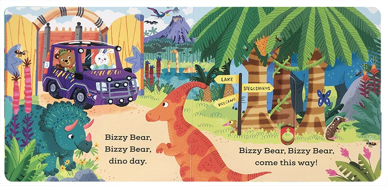 100 юаней за бесплатный аудио, выберите 5 штук из Bizzy Bear: Dinosaur Saf серия, Dinosaur Paradise
