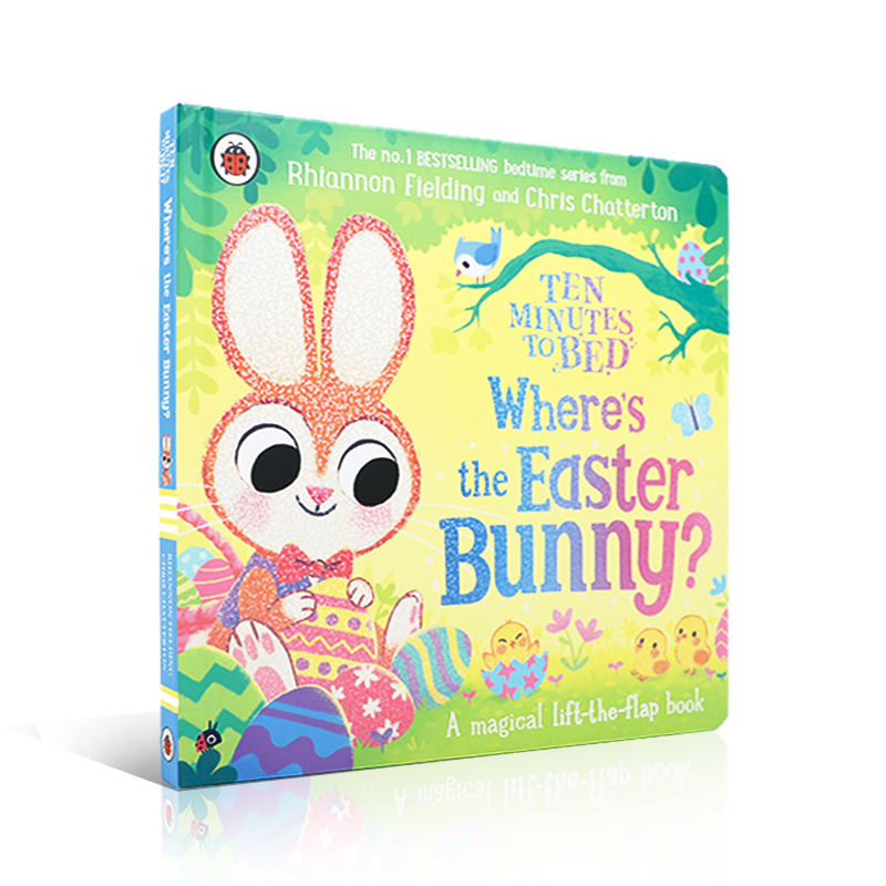 英文Ten Minutes to Bed:Where’s the Easter Bunny?: A magical lift-the-flap book 十分钟上床睡觉:复活节兔子在哪里?纸板 - 图3