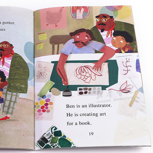 英文原版ICR1 I Want to Be an Artist: A My Community I Can Read 我想成为一名艺术家 儿童英语启蒙分级读物 艺术职业 - 图1