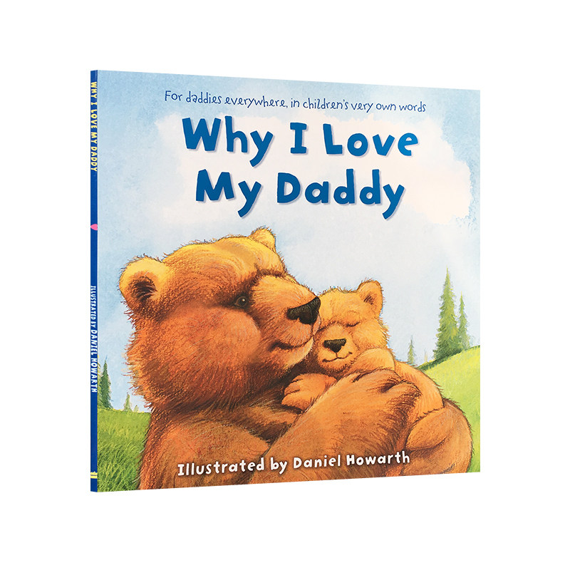 【送音频】英文原版 低幼亲情绘本Why I Love My daddy为什么我爱爸爸宝宝读物 畅销情商绘本 爱的表达 父亲节 父爱daddy hugs