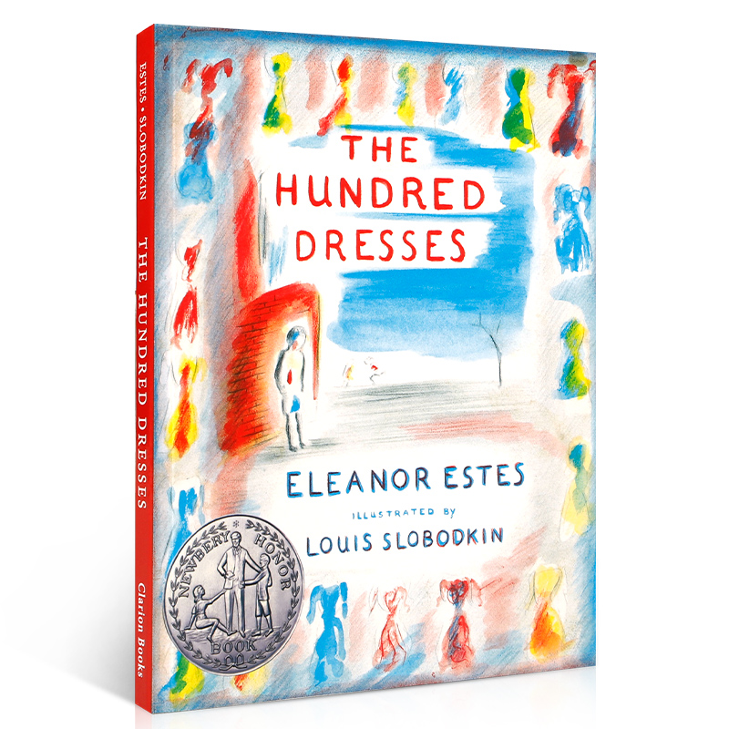 英文原版小说The Hundred Dresses 100条裙子 纽伯瑞银奖儿童文学小说 Eleanor Estes中小学生英语课外阅读读物 暖心故事 - 图3