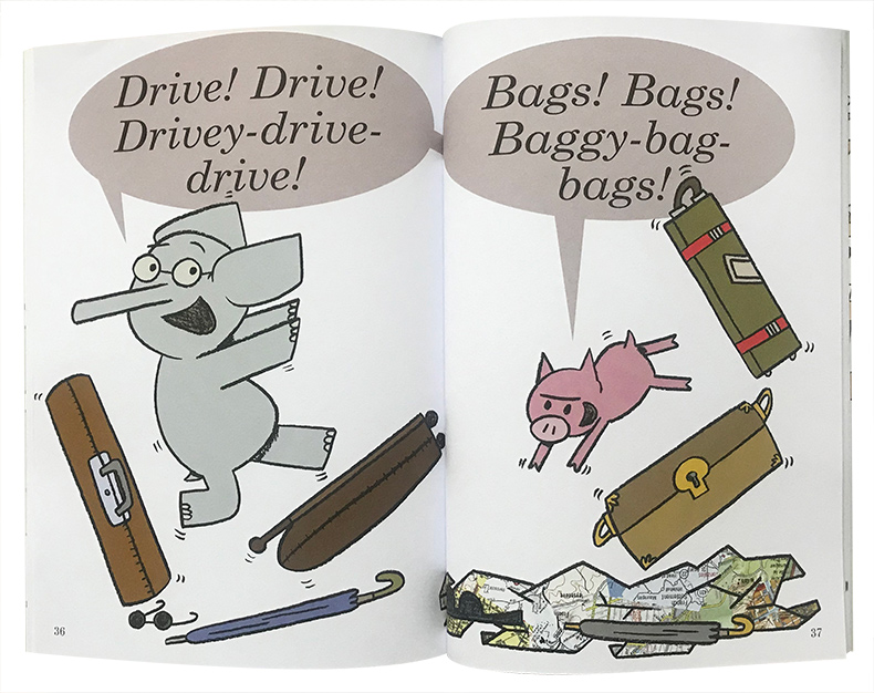 送音频英文原版小猪和小象系列An Elephant and Piggie Book:Let’s Go for a Drive!开车去兜风吴敏兰书经典儿童情商教育启蒙绘本 - 图2