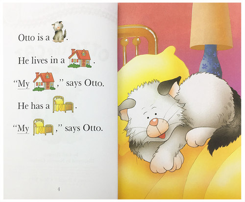英文原版 All Aboard Rearding: Otto the Cat 启蒙3-5岁儿童认知 友情、关怀 汪培珽一阶段书单 可搭picky nicky Too Noisy - 图0