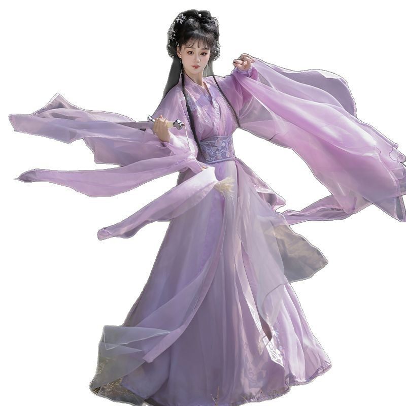 原创汉服女2026新款魏晋风改良绝美日常清冷系侠客风大袖春秋全套,淘宝优惠券,粉丝福利购,淘宝优惠卷